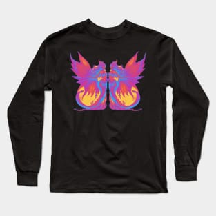 Red Fairy Sirenas Long Sleeve T-Shirt